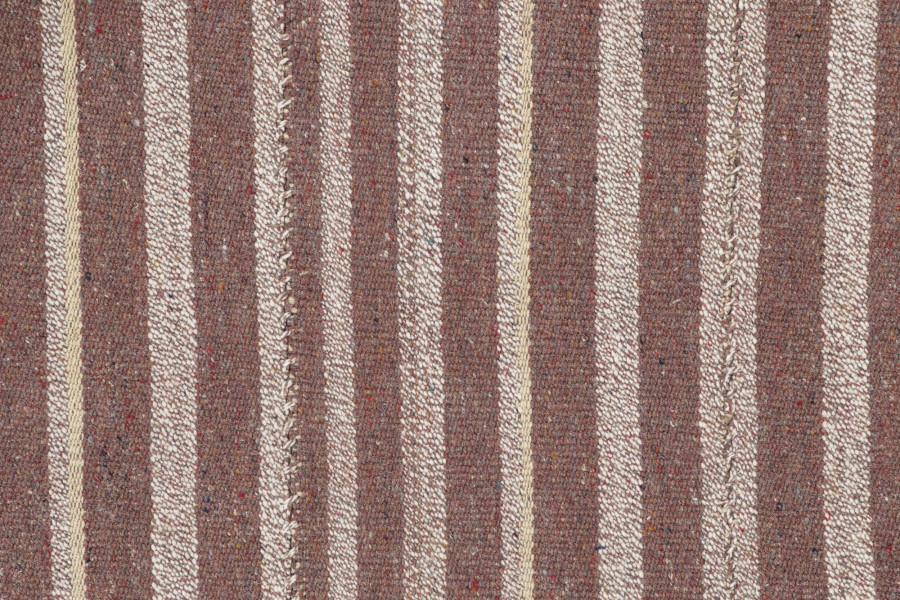 Vintage Persian Striped Runner Kilim
