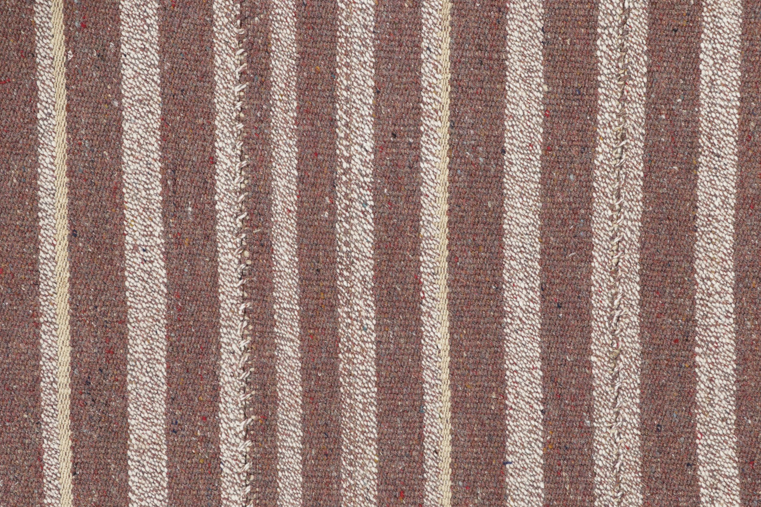 Vintage Persian Striped Runner Kilim