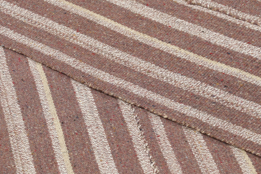Vintage Persian Striped Runner Kilim