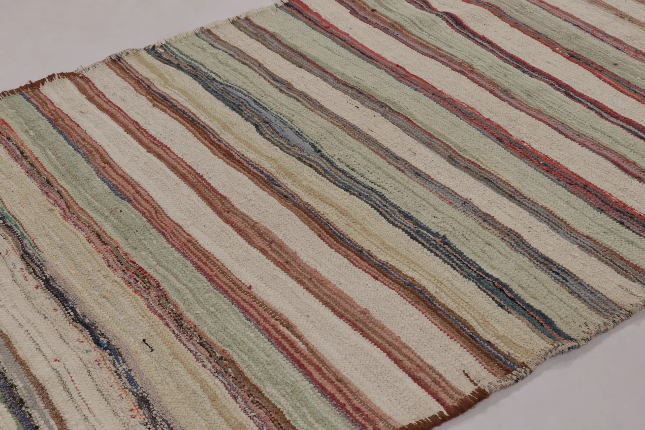 Vintage Persian Striped Kilim