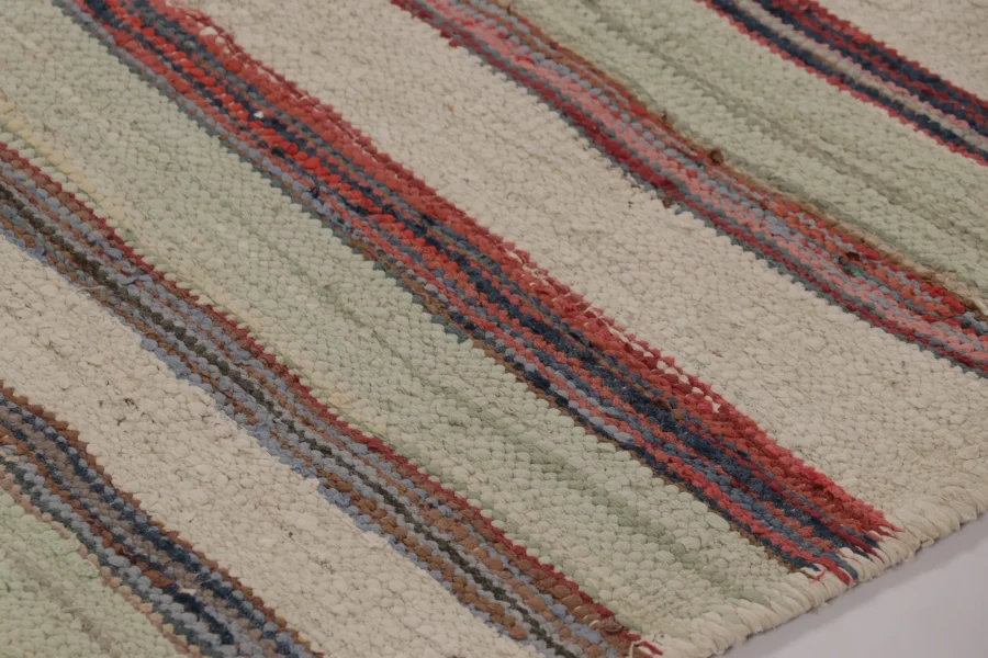 Vintage Persian Striped Kilim
