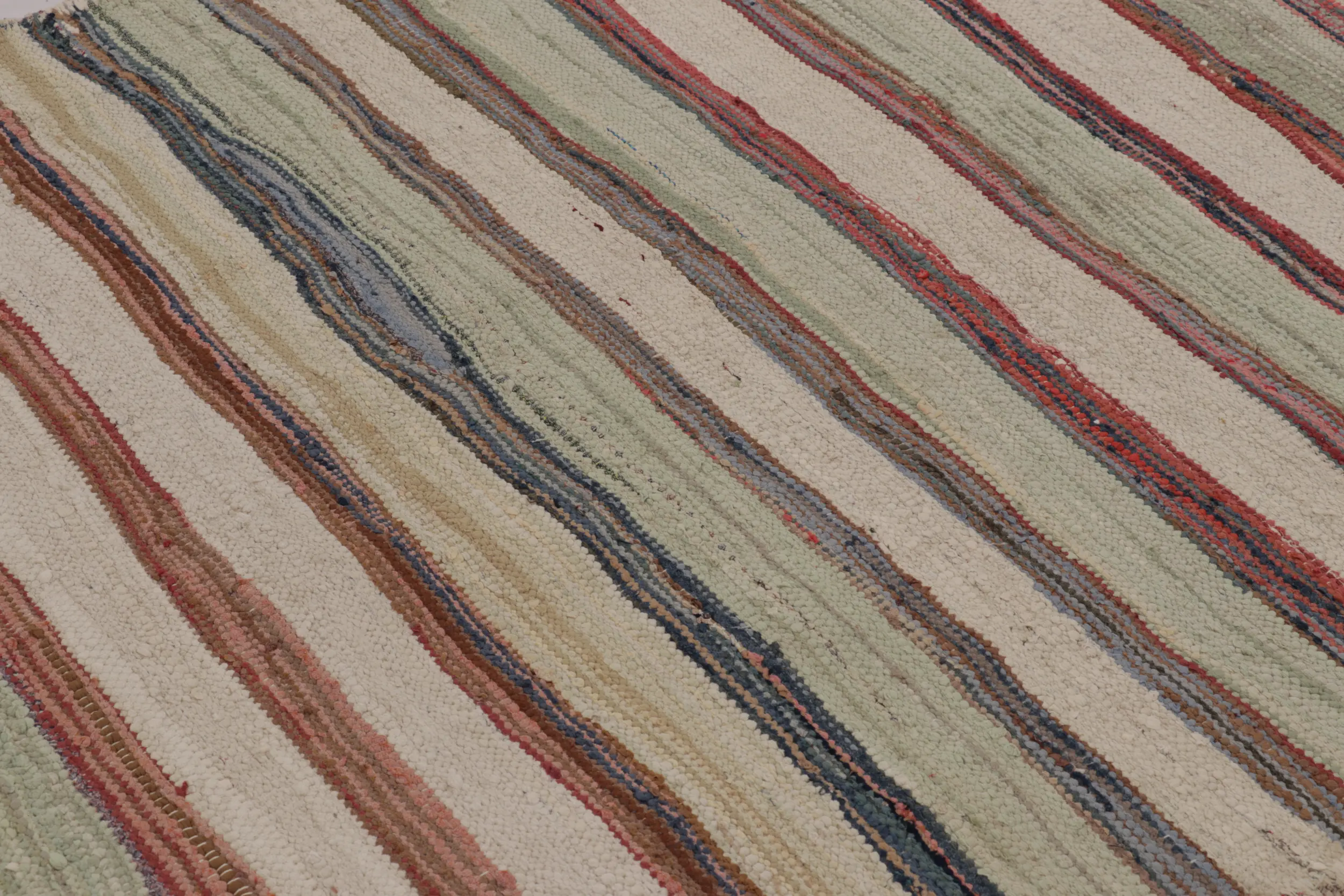 Vintage Persian Striped Kilim