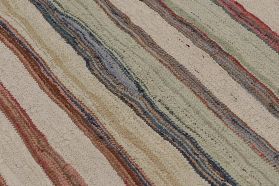 Vintage Persian Striped Kilim