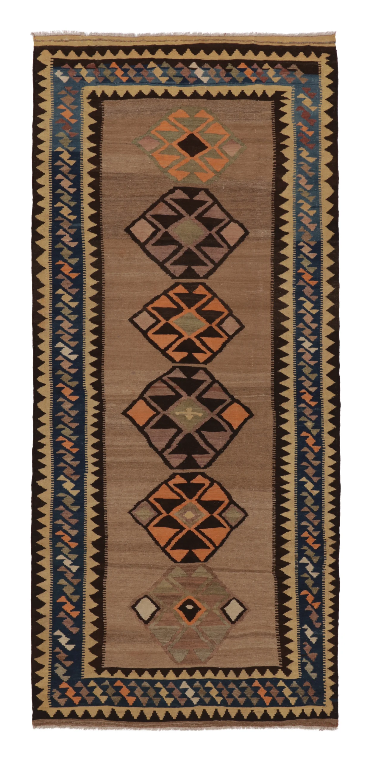 Vintage Persian Runner Kilim