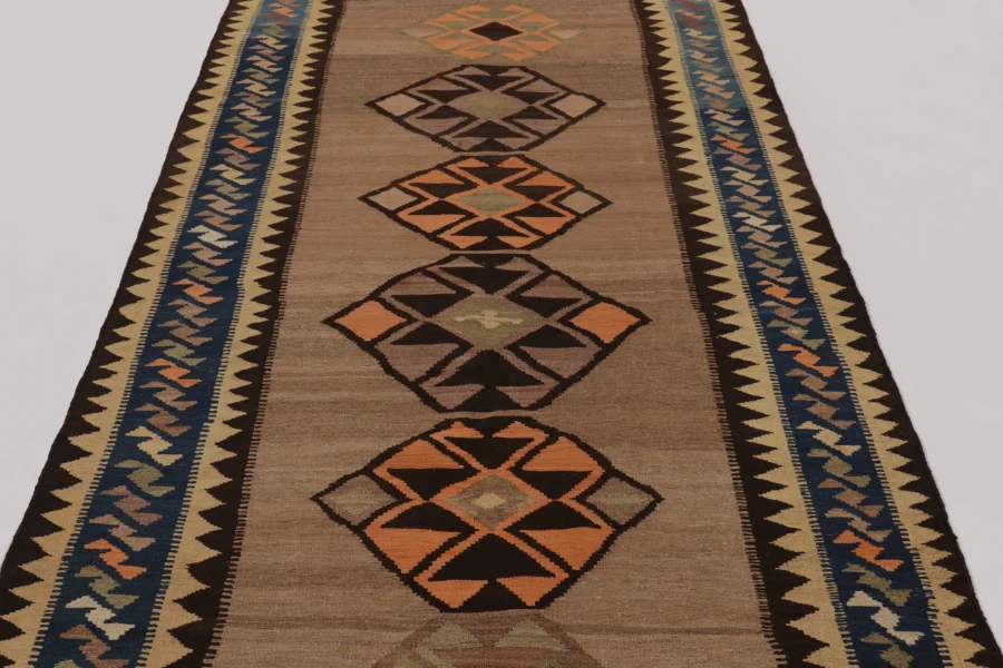 Vintage Persian Runner Kilim