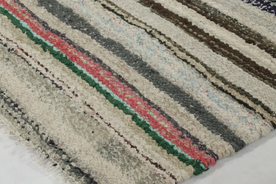 Vintage Persian Striped Kilim