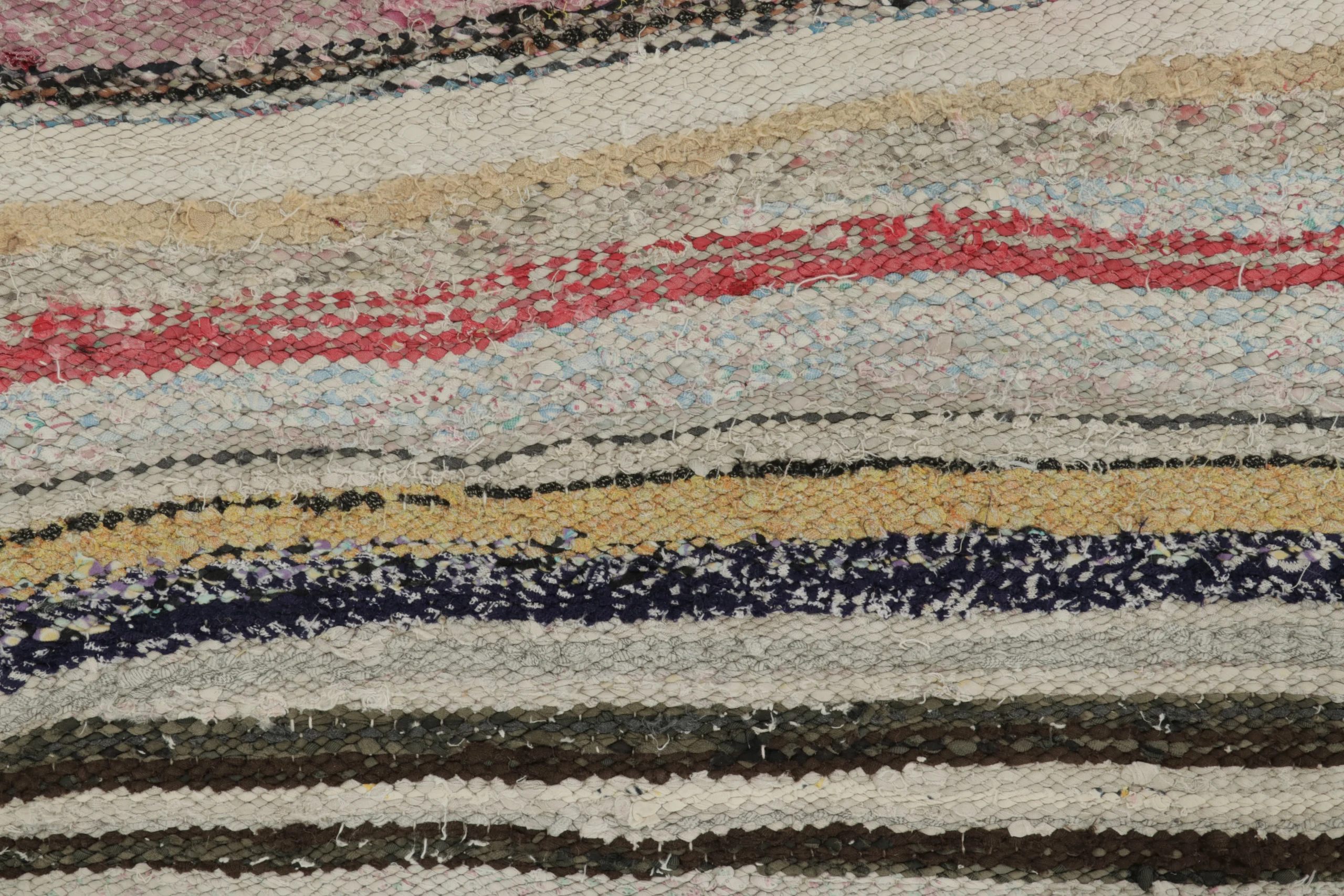 Vintage Persian Striped Kilim