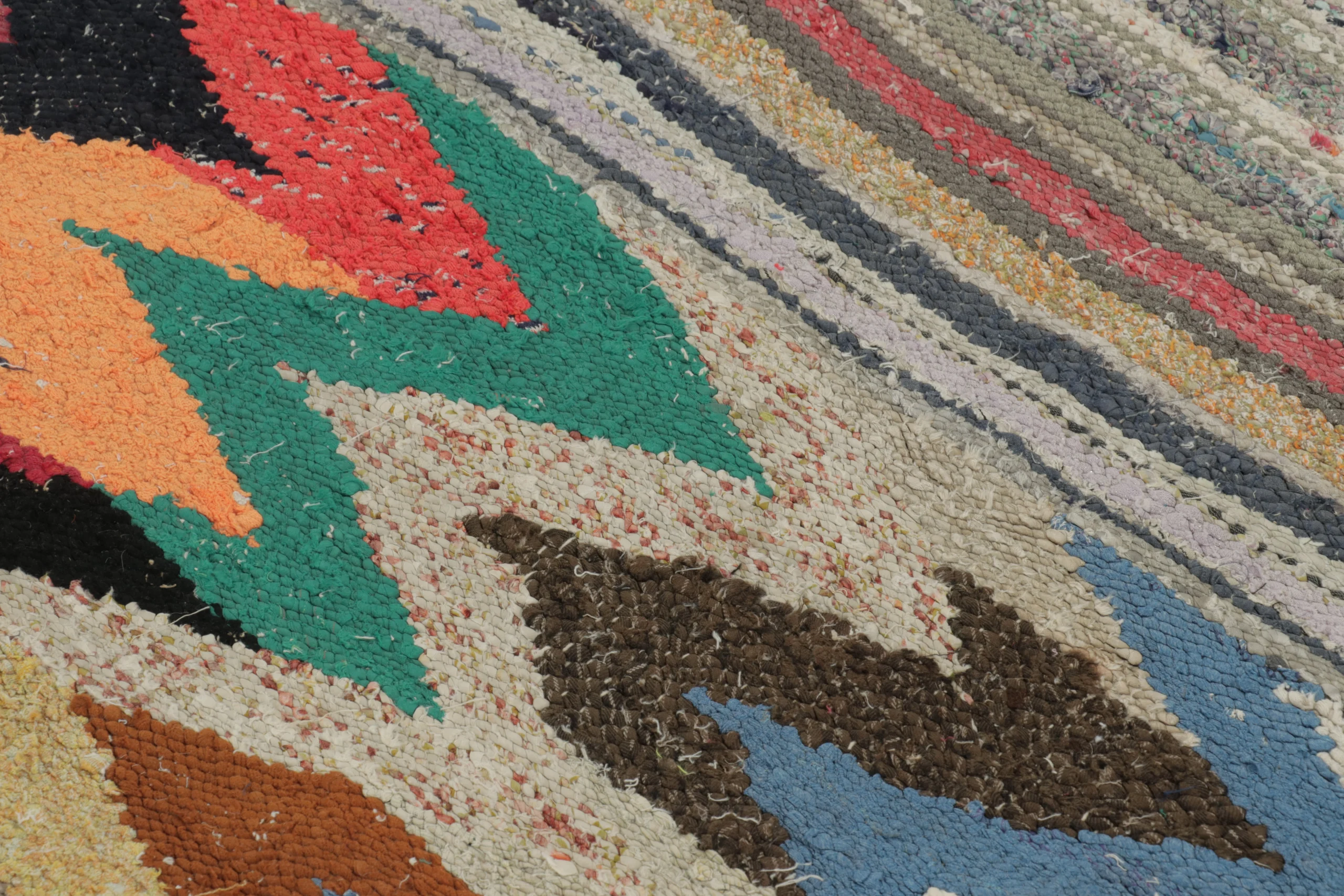Vintage Persian Striped Kilim