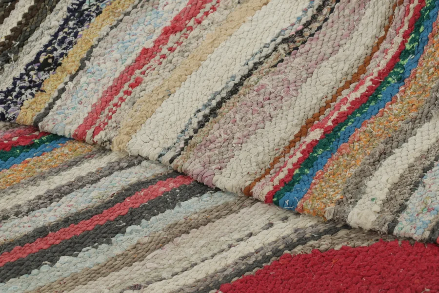 Vintage Persian Striped Kilim