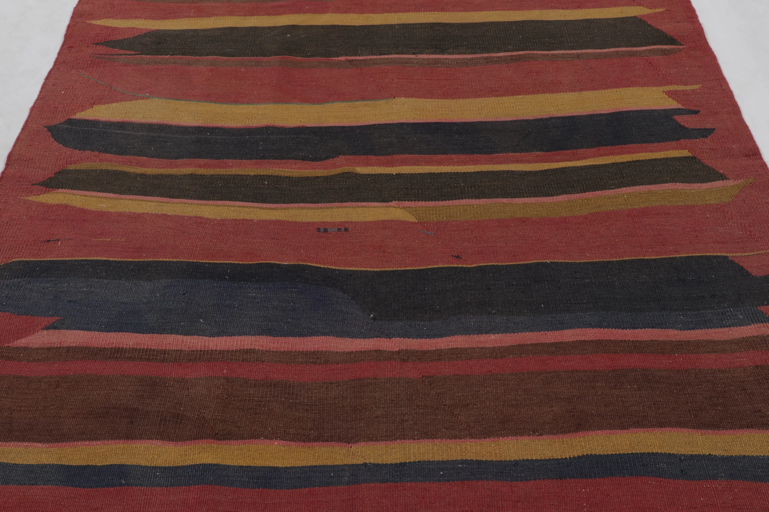 Vintage Persian Striped Kilim