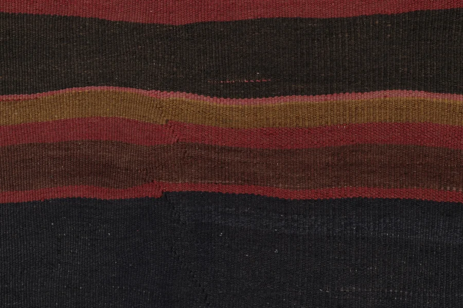Vintage Persian Striped Kilim