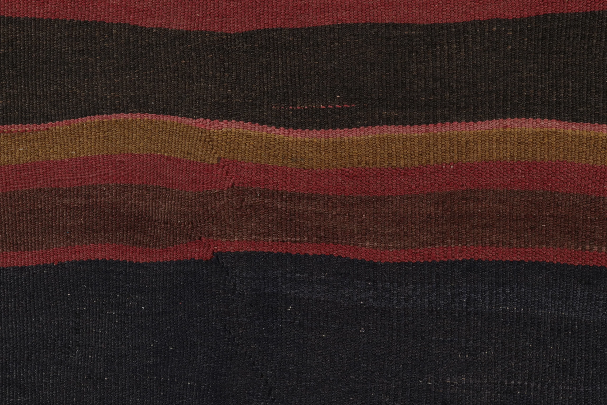 Vintage Persian Striped Kilim