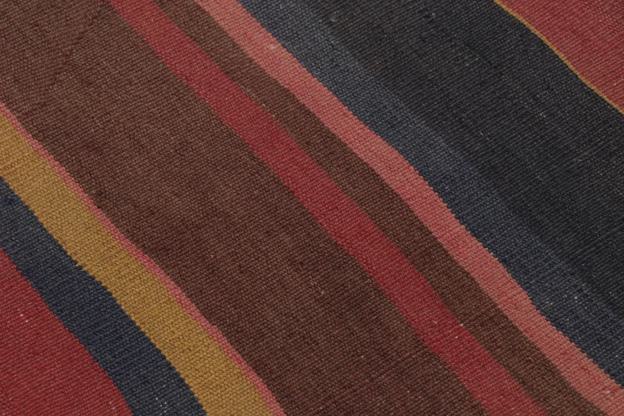 Vintage Persian Striped Kilim