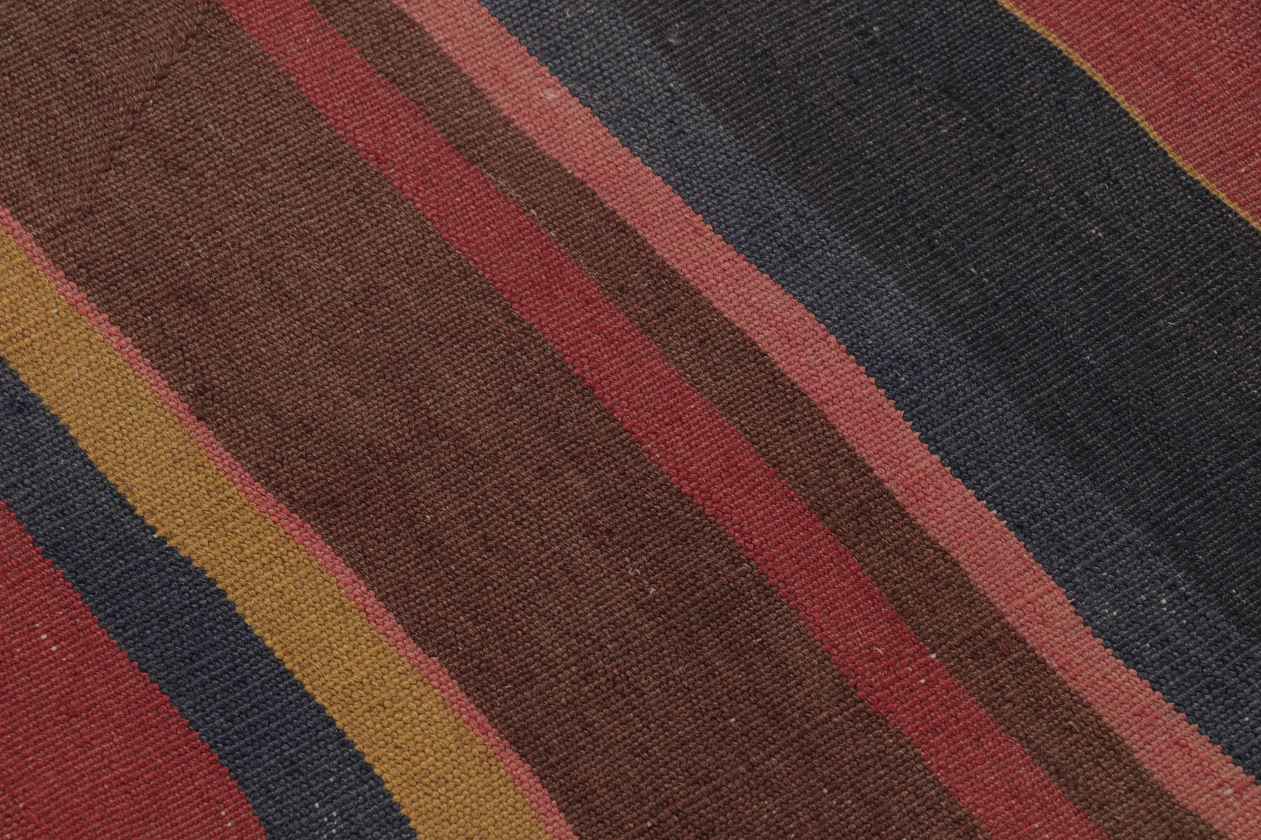 Vintage Persian Striped Kilim