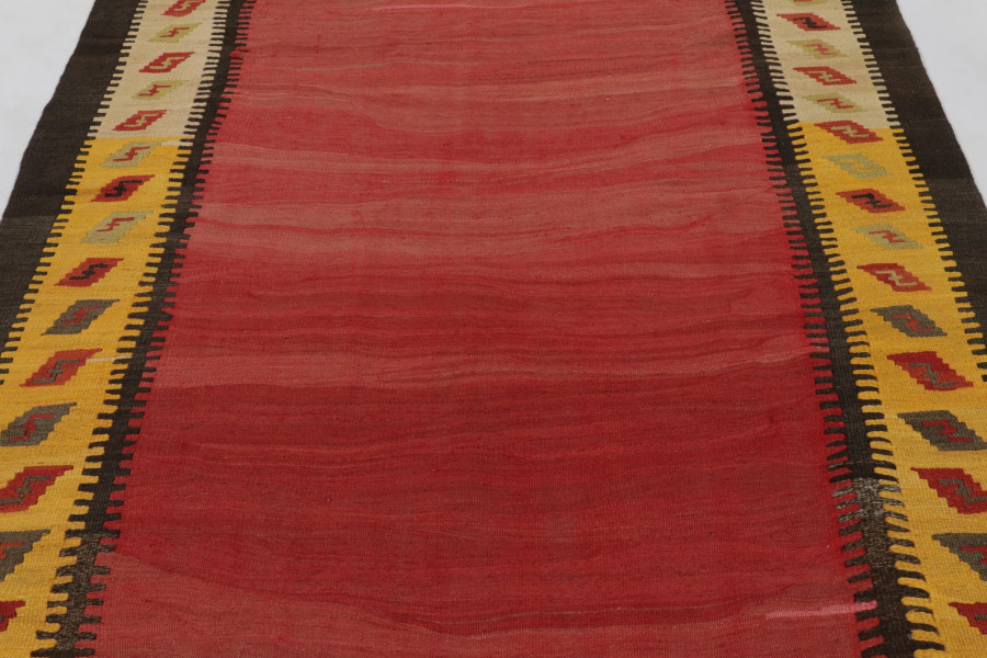 Vintage Bidjar Open Field Persian Kilim