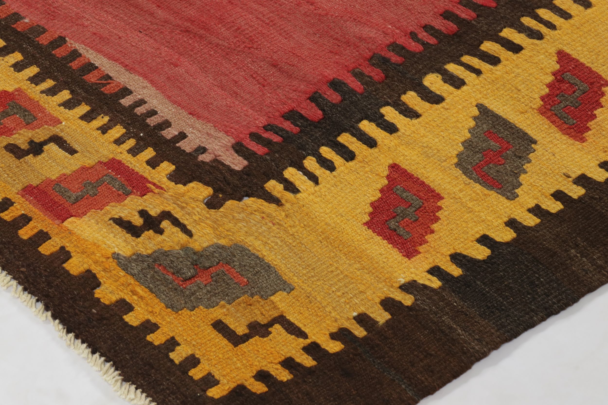 Vintage Bidjar Open Field Persian Kilim