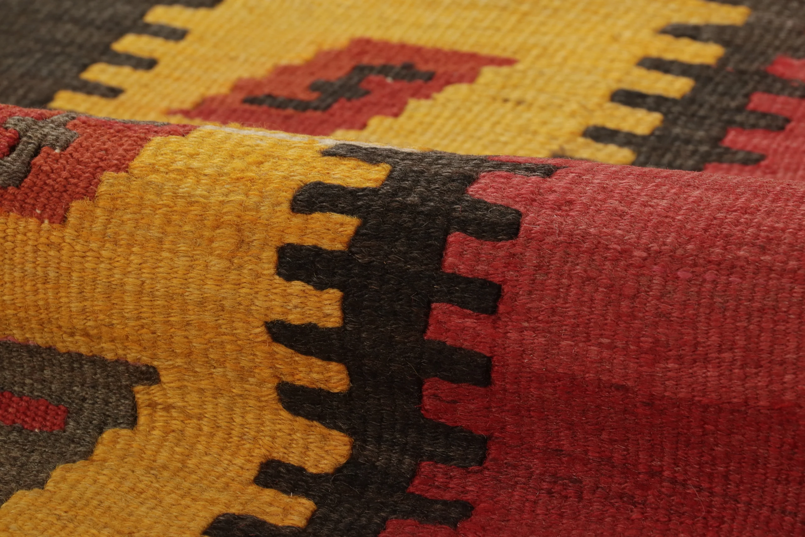 Vintage Bidjar Open Field Persian Kilim