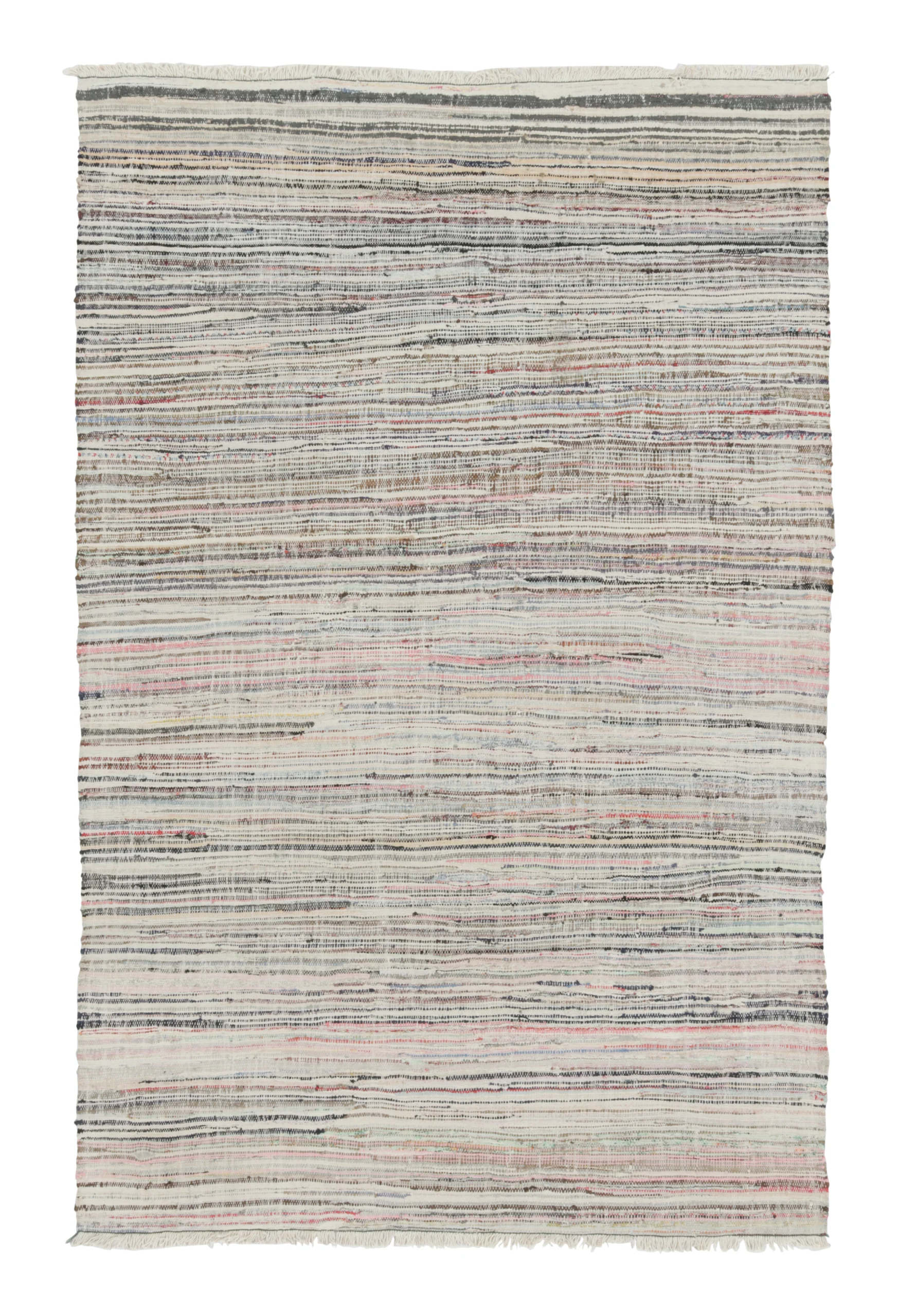 Vintage Persian Striped Kilim