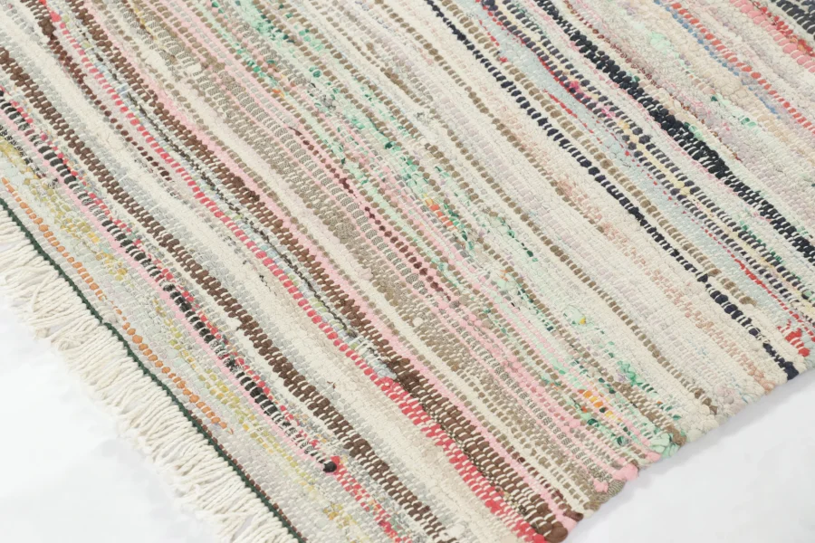 Vintage Persian Striped Kilim
