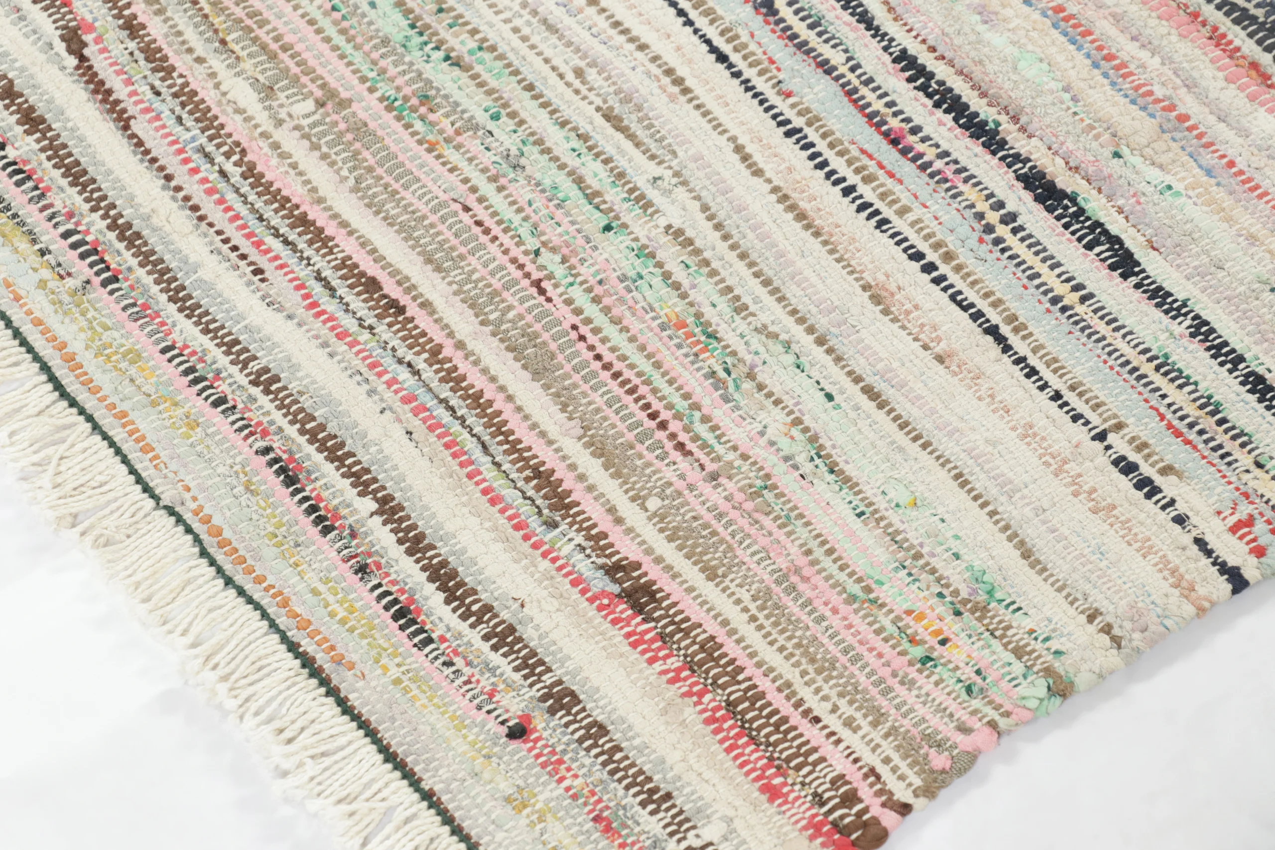 Vintage Persian Striped Kilim