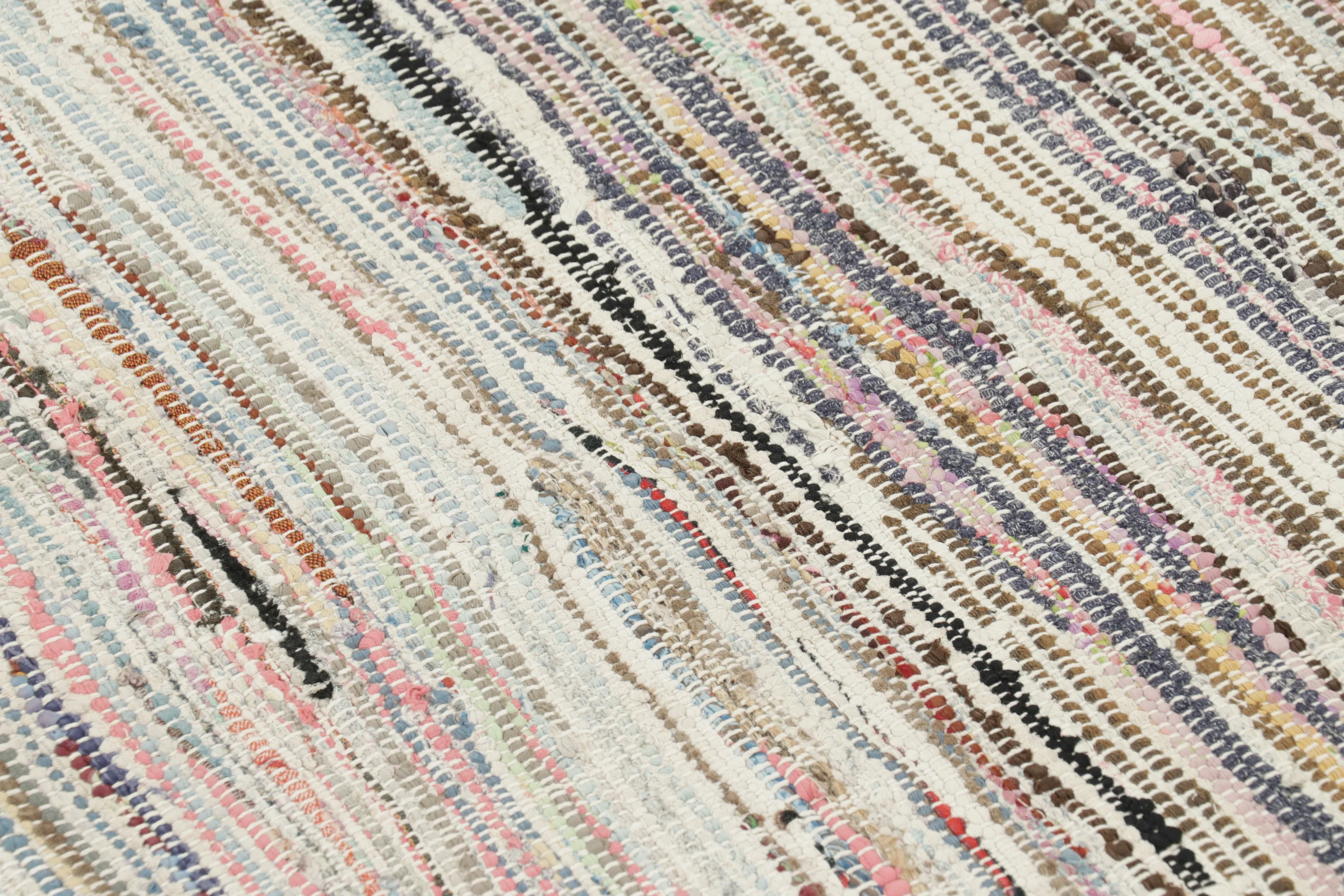 Vintage Persian Striped Kilim