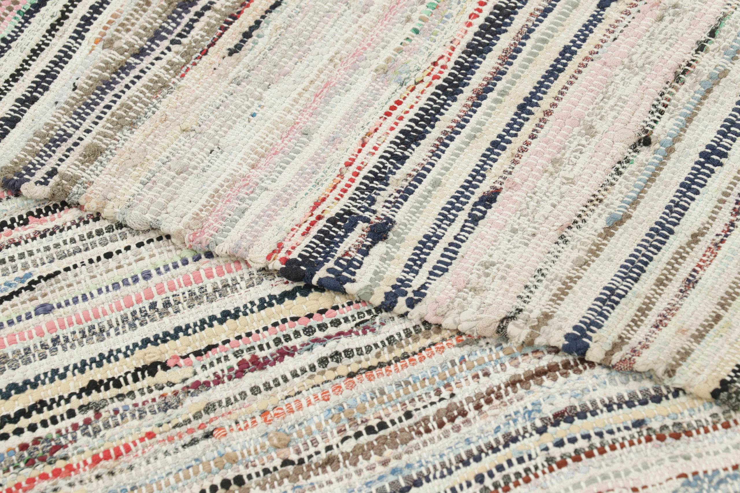 Vintage Persian Striped Kilim