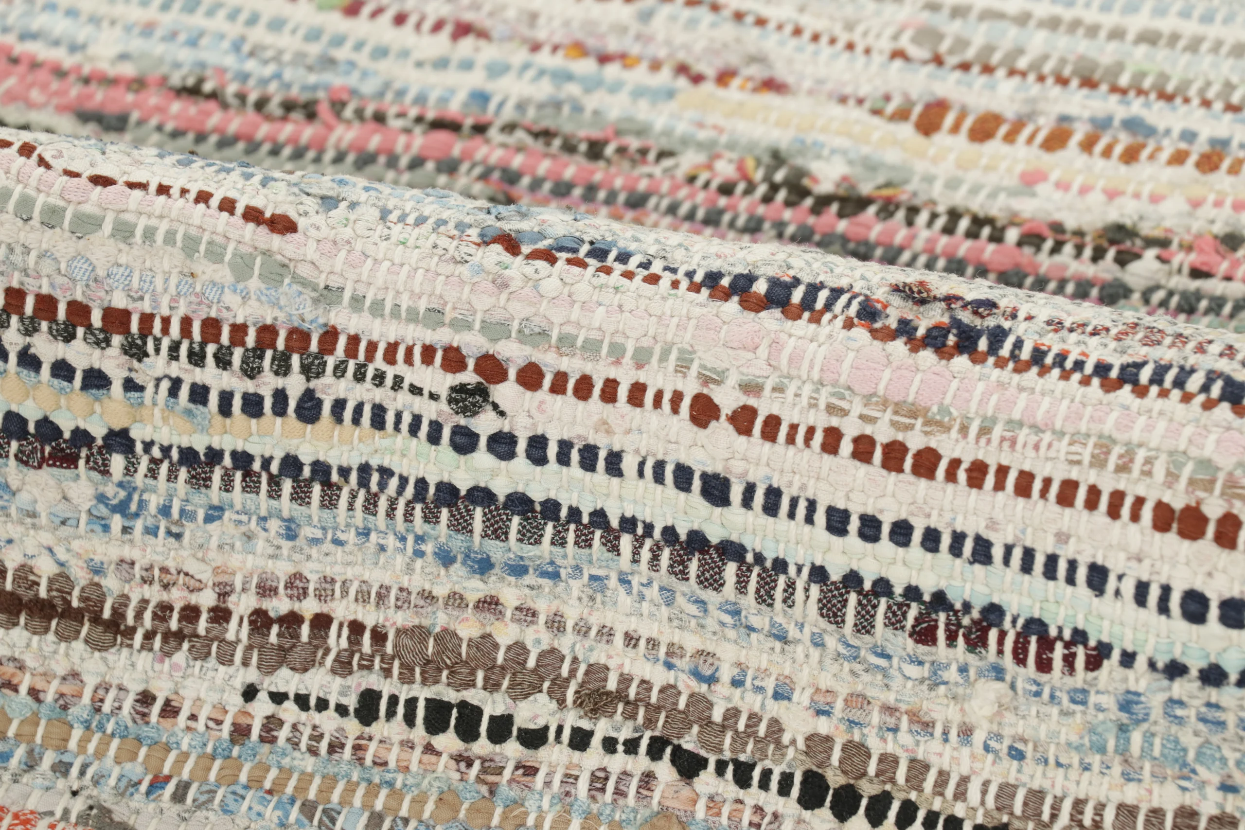 Vintage Persian Striped Kilim