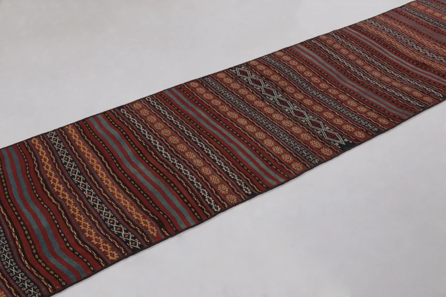 Vintage Persian Runner Kilim