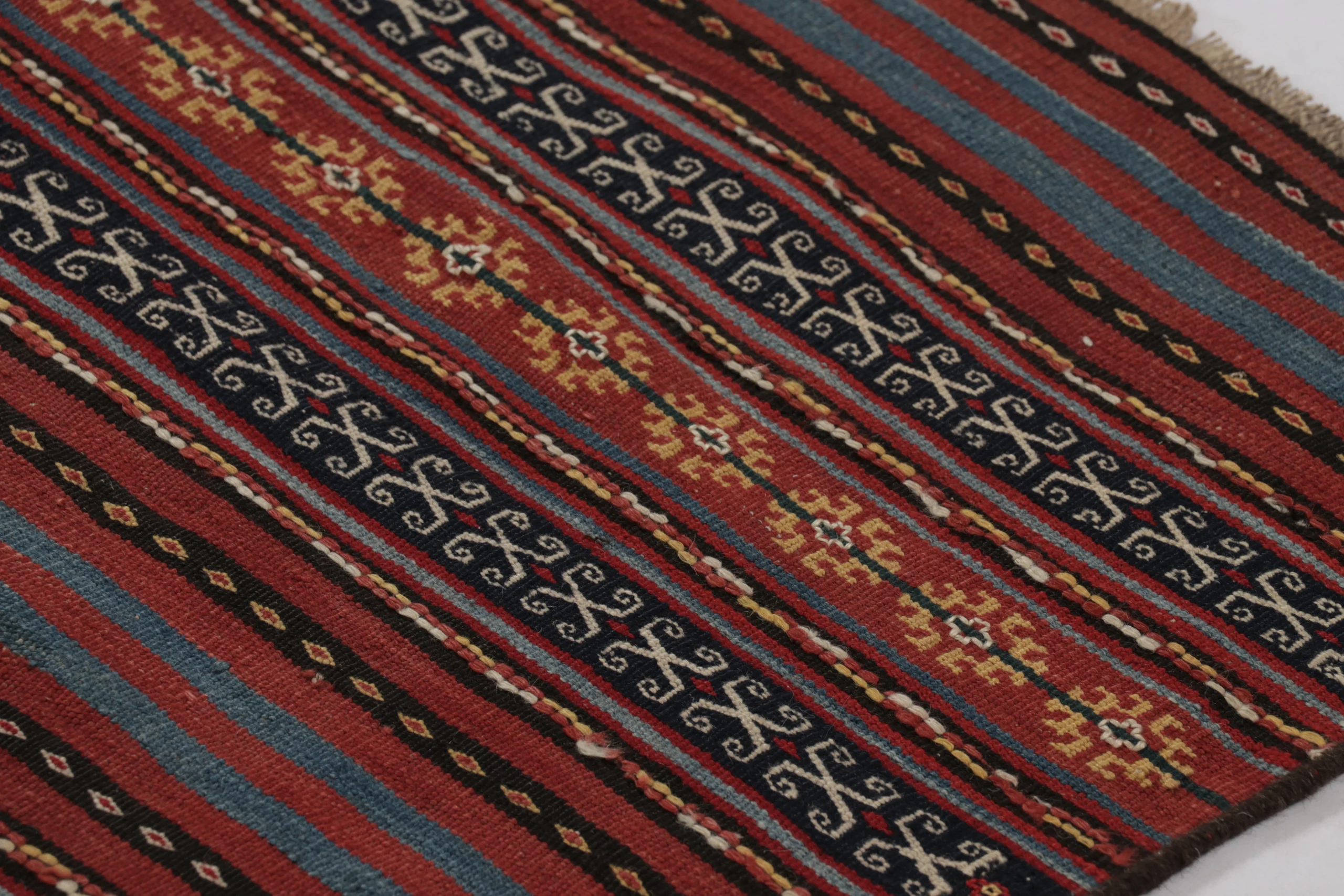 Vintage Persian Runner Kilim