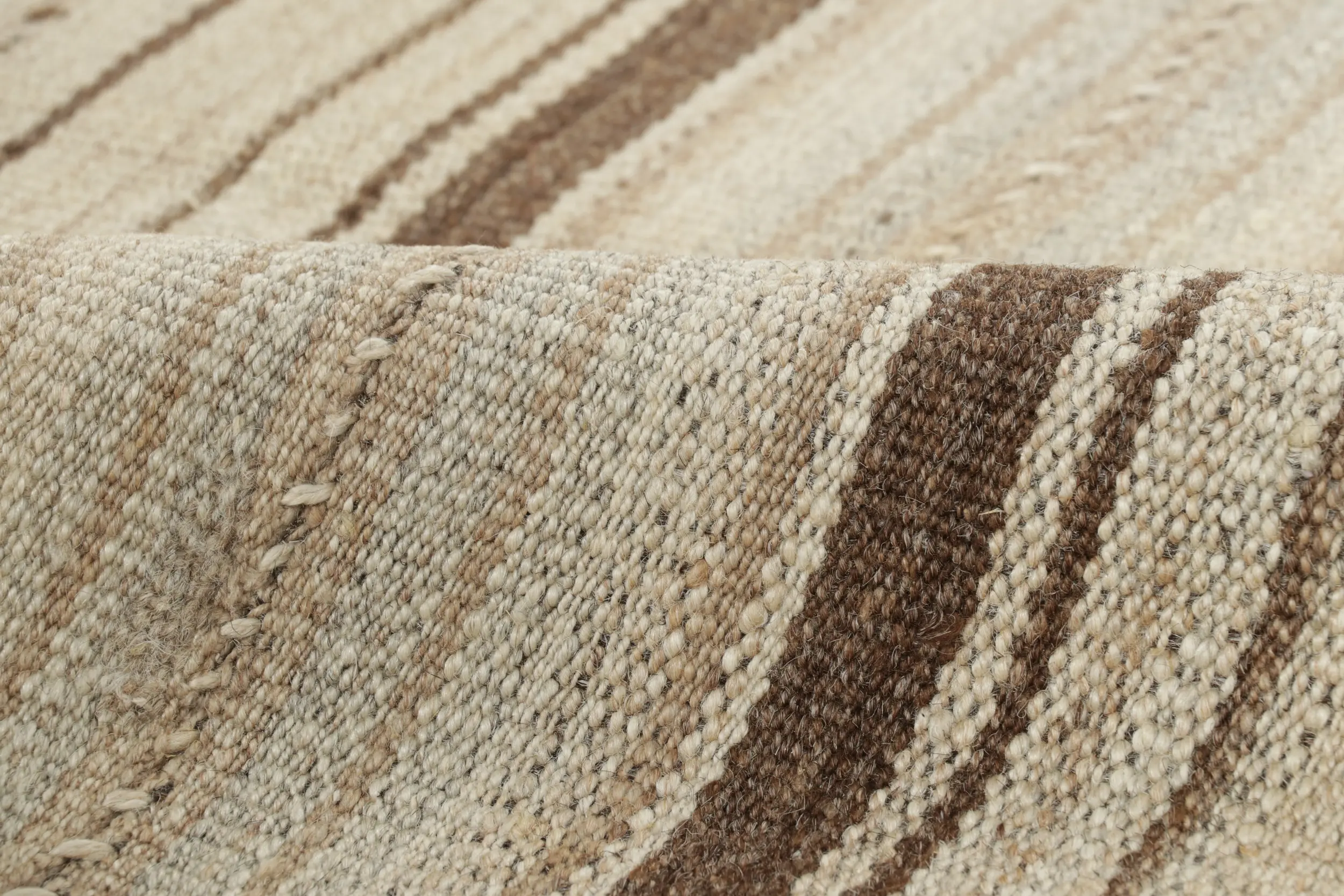 Vintage Persian Striped Kilim