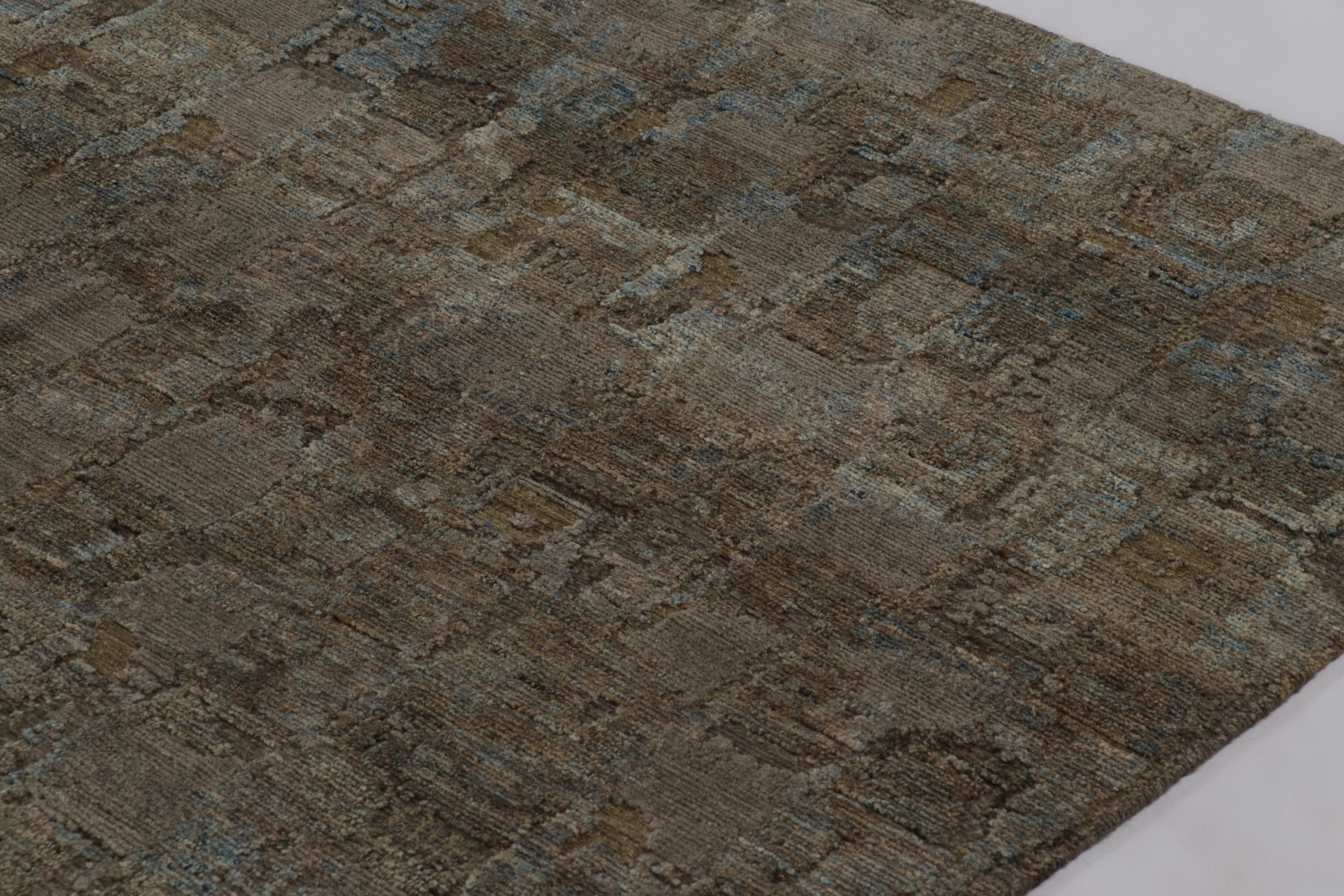 Modern Geometric Abstract Oversized Rug
