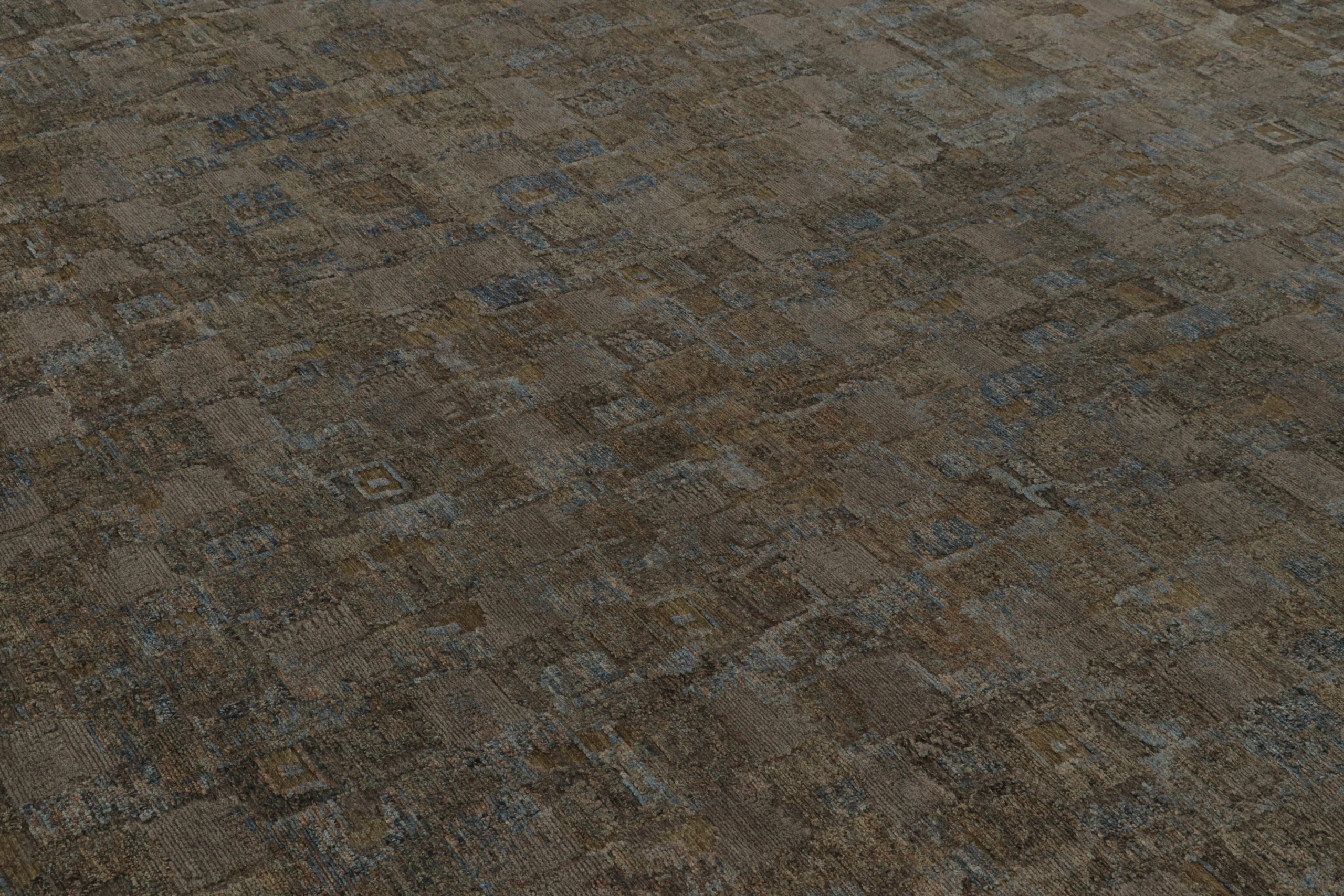 Modern Geometric Abstract Oversized Rug