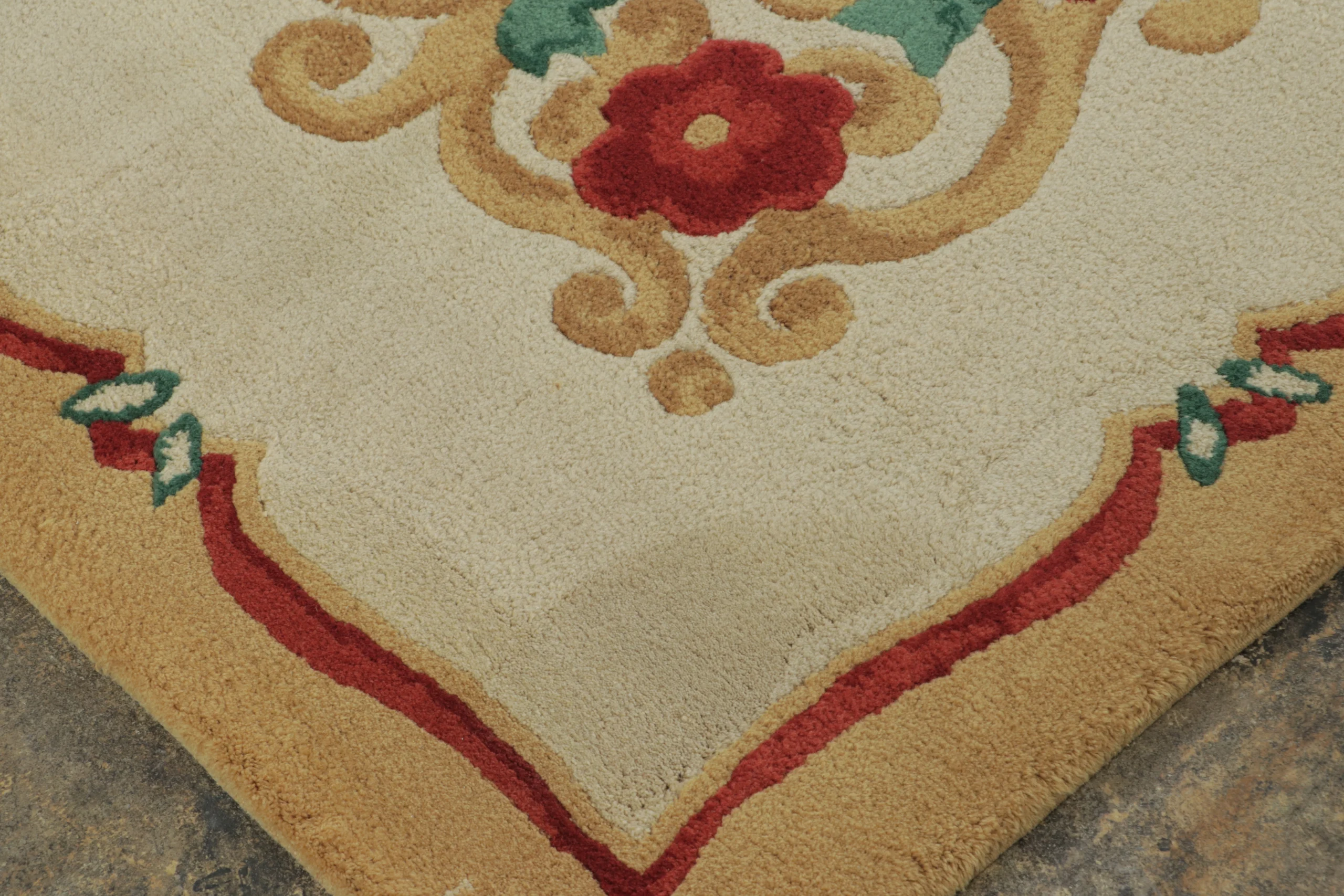 Signed Vintage Leleu Art Deco Rug