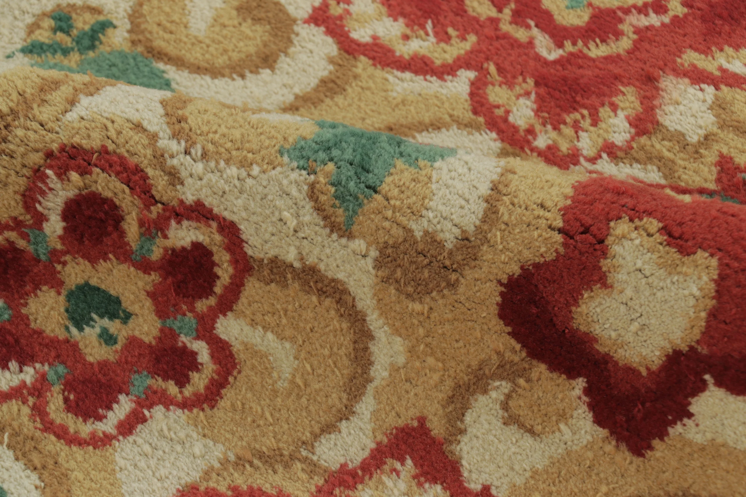 Signed Vintage Leleu Art Deco Rug