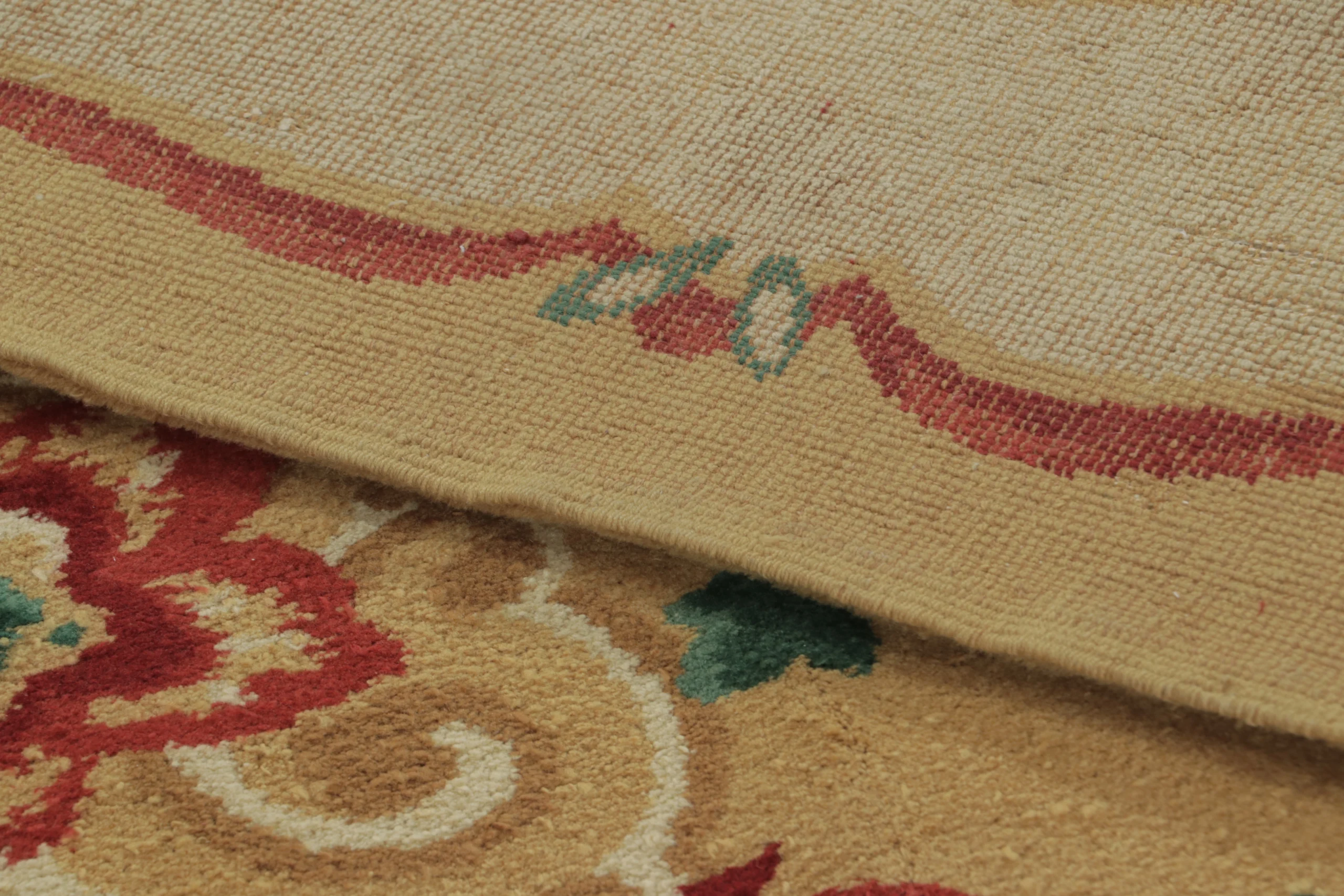 Signed Vintage Leleu Art Deco Rug