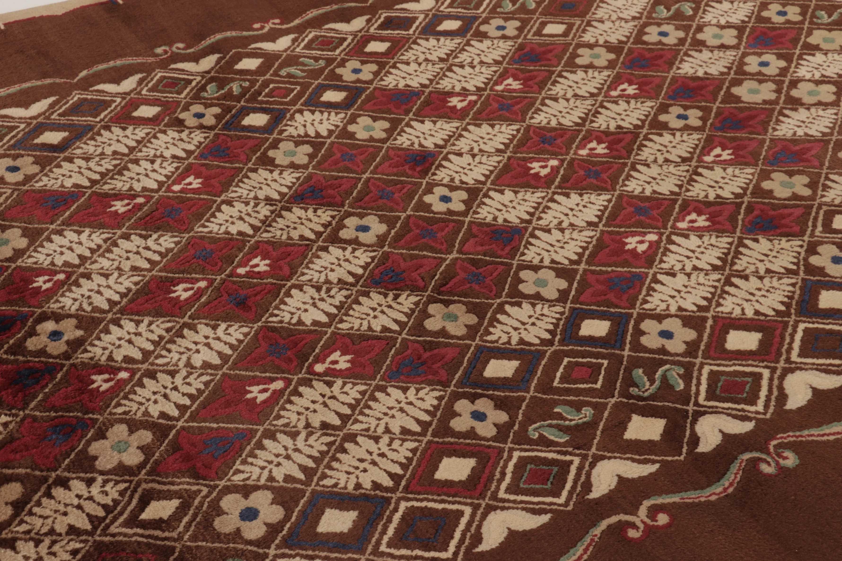 Signed Paule Leleu Vintage Art Deco Rug