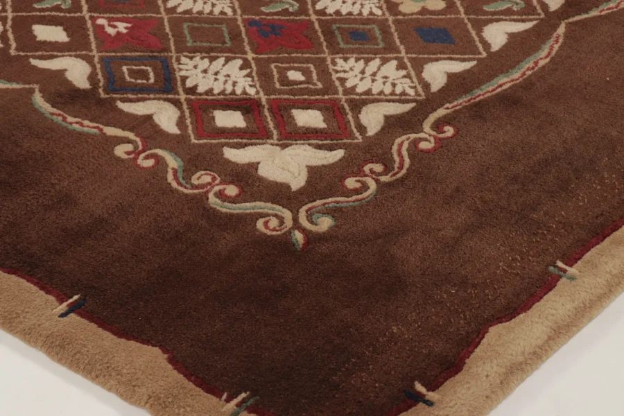 Signed Paule Leleu Vintage Art Deco Rug