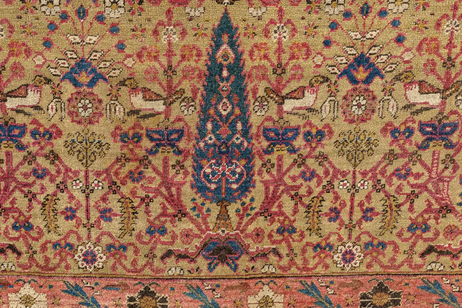 Antique Persian Kerman Rug