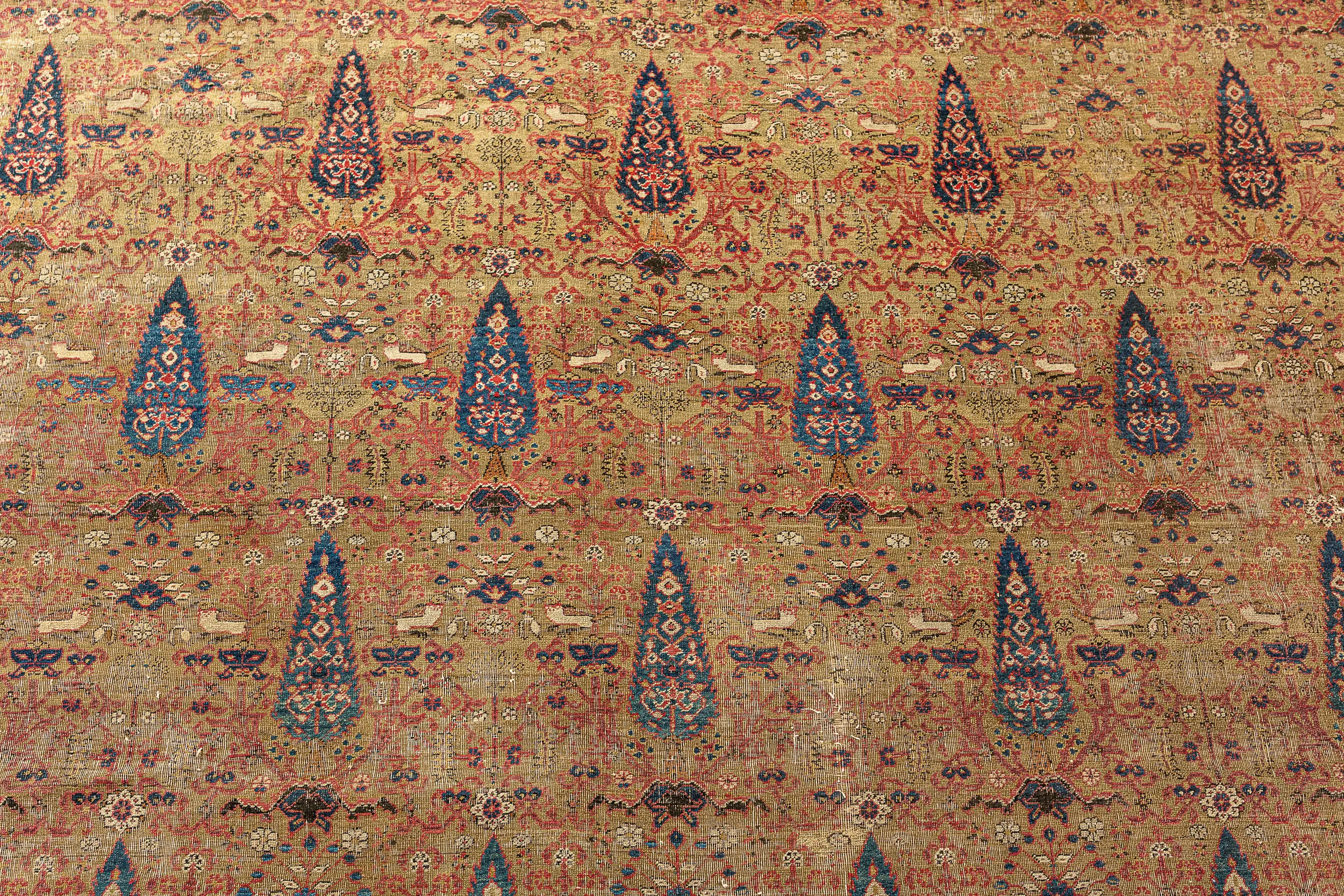 Antique Persian Kerman Rug