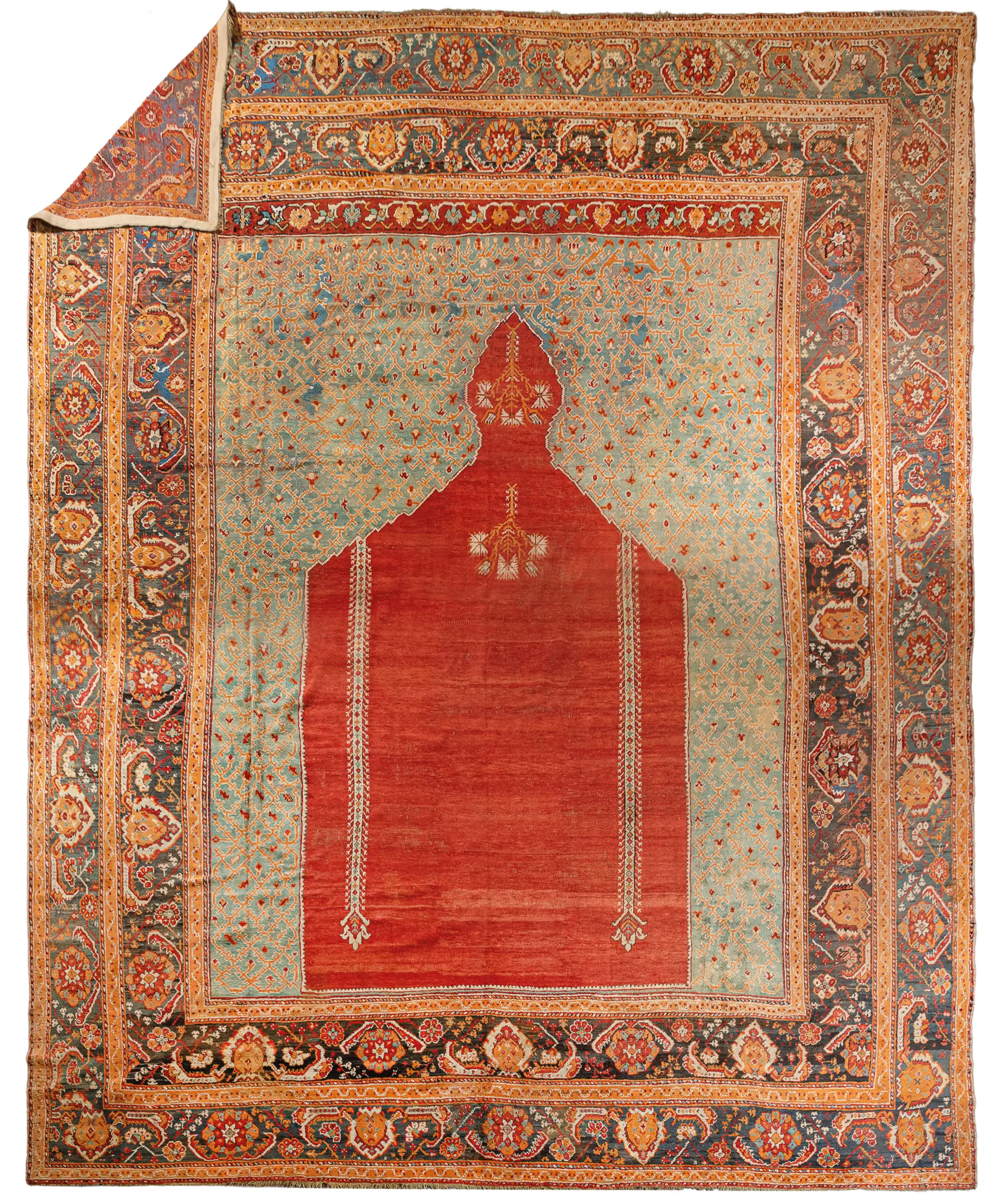 Antique Oushak Rug