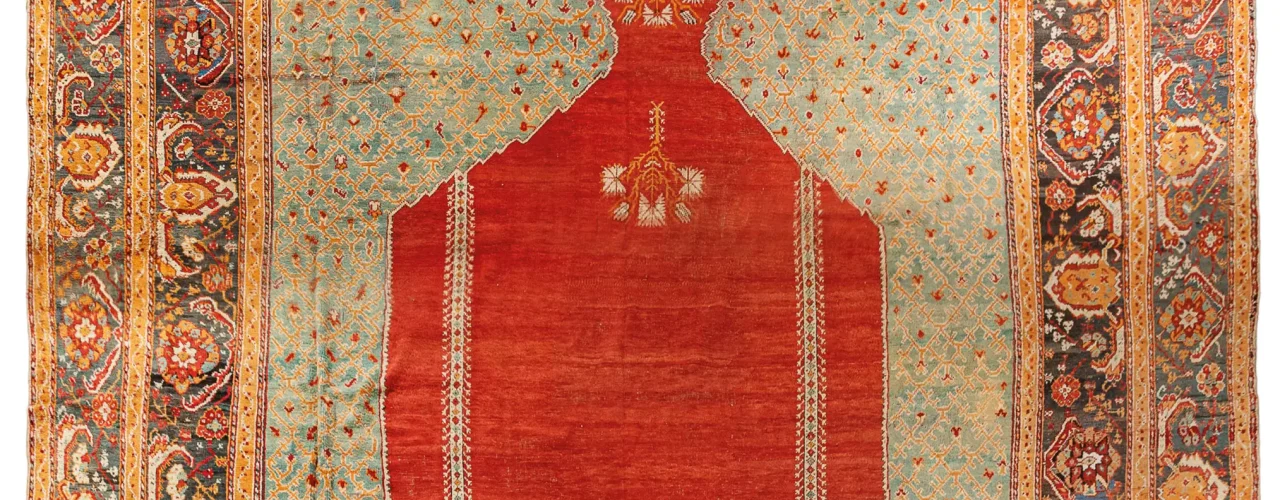 Antique Oushak Rug