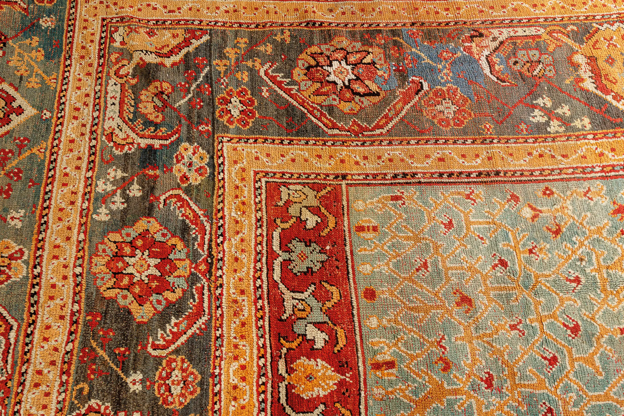 Antique Oushak Rug