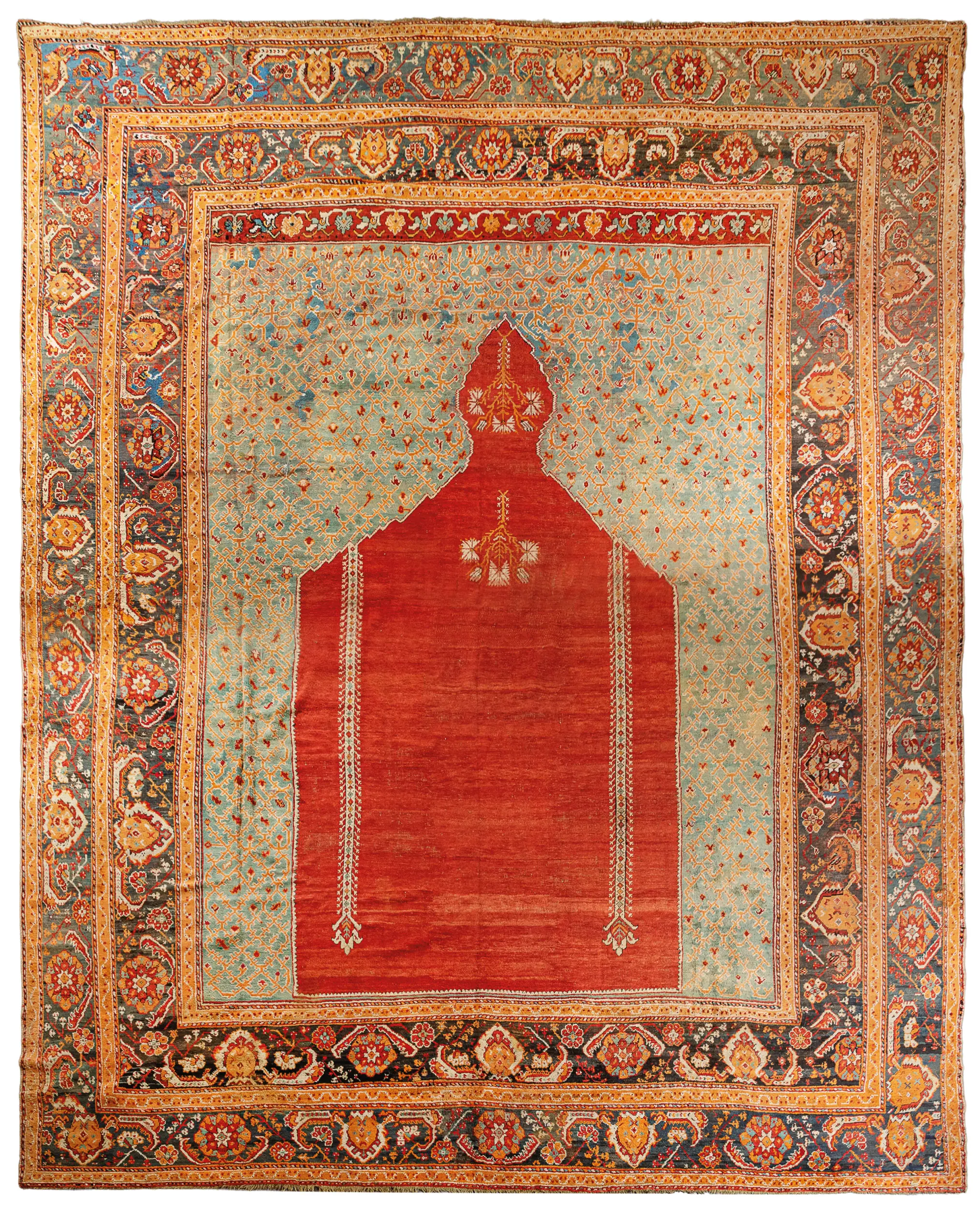 Antique Oushak Rug