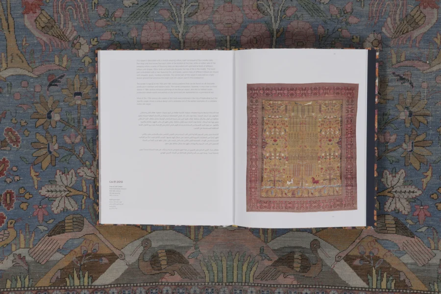 Antique Silk Kashan Runner Carpet
