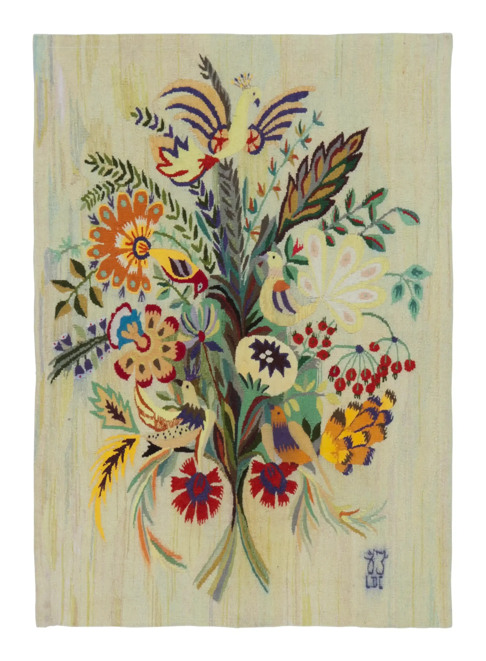 Vintage Aubusson Tapestry