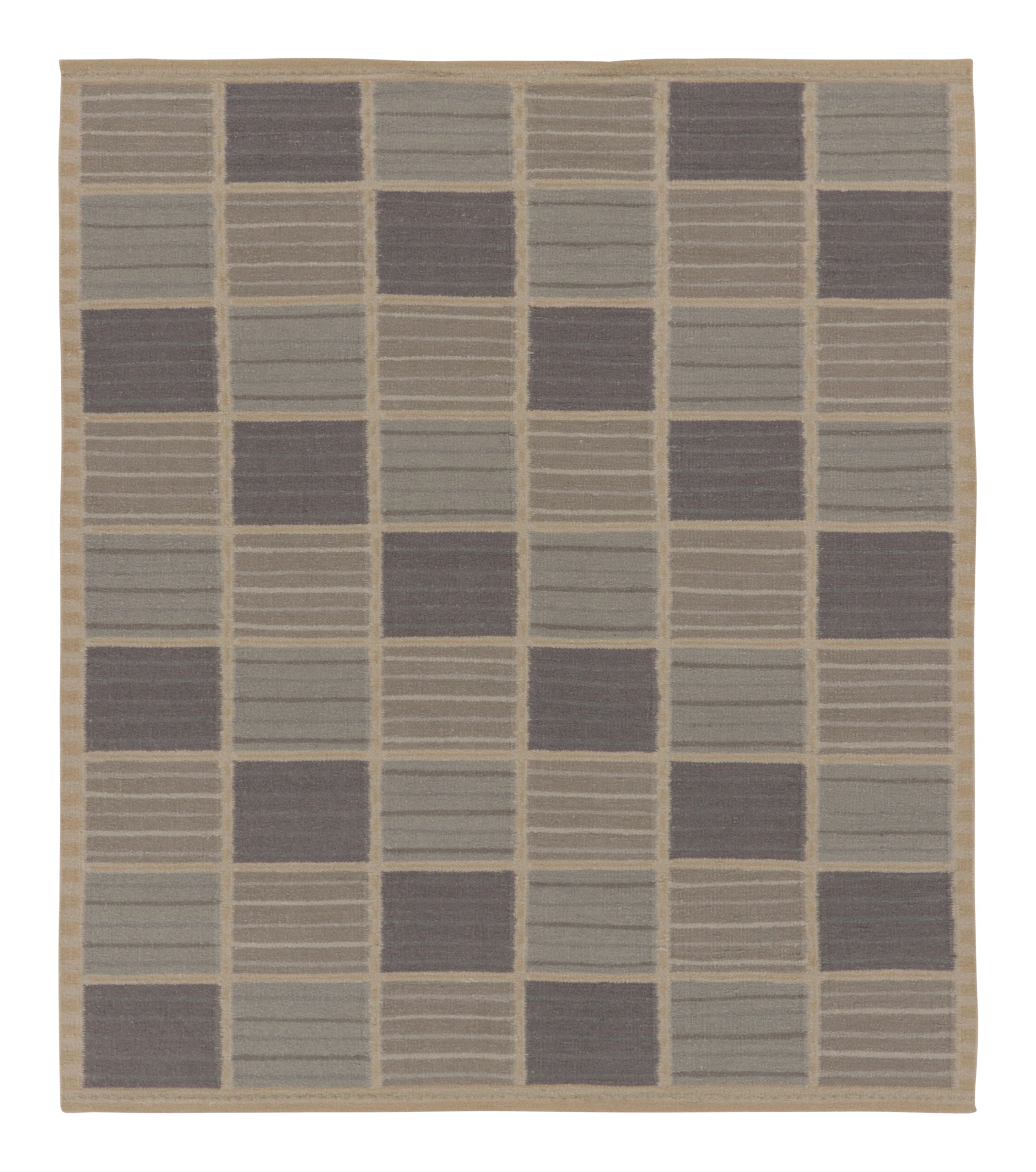 Contemporary Scandinavian Flatweave Rug