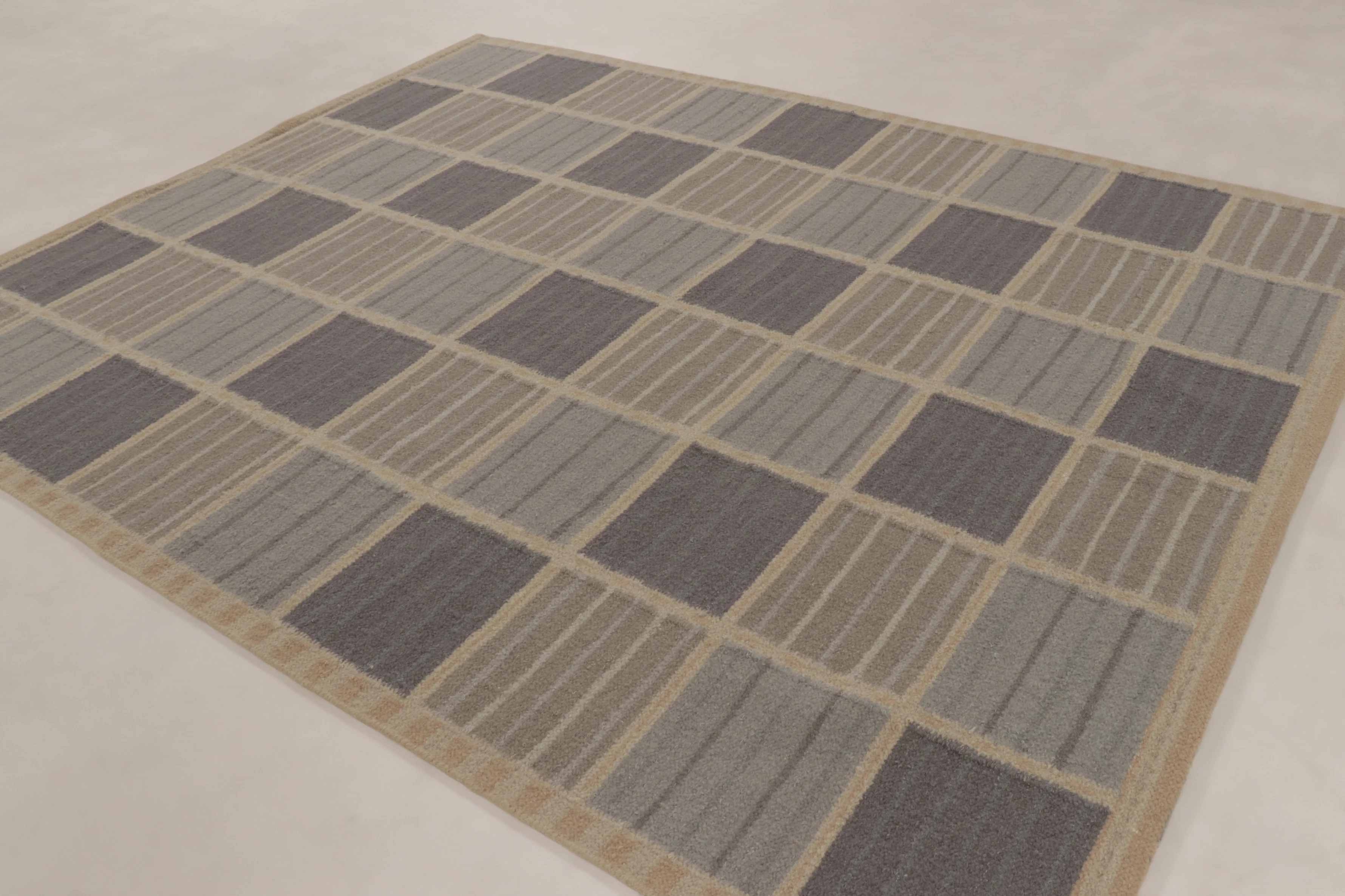 Contemporary Scandinavian Flatweave Rug