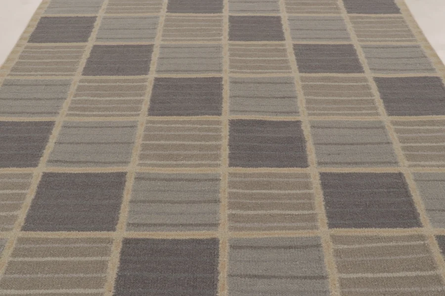 Contemporary Scandinavian Flatweave Rug