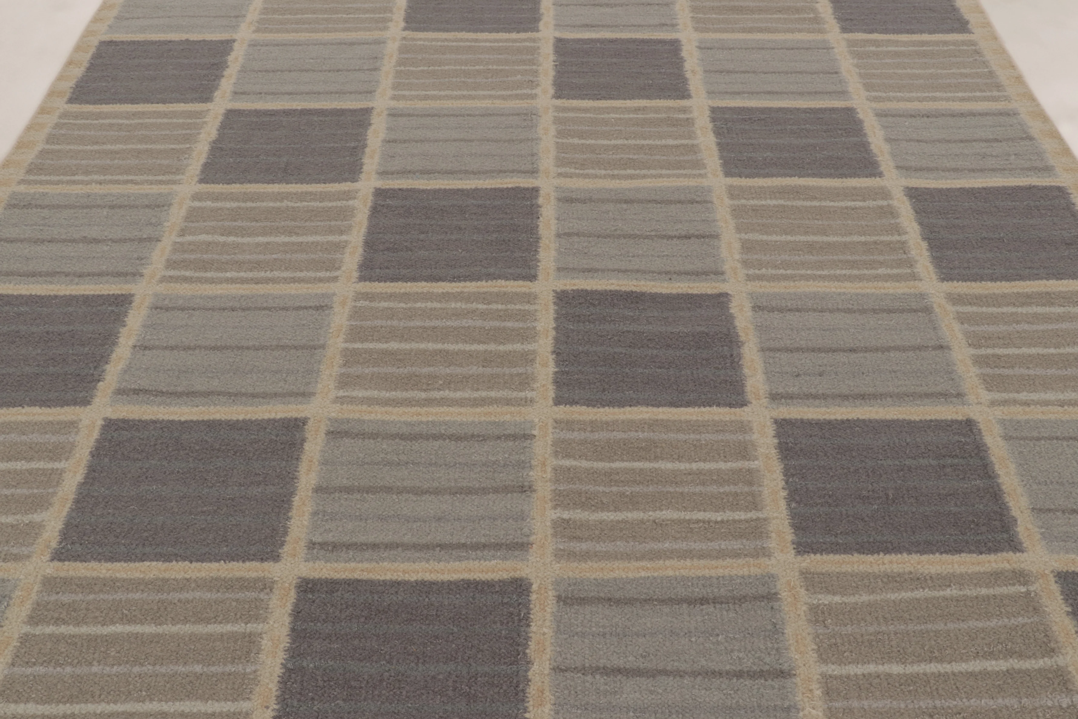 Contemporary Scandinavian Flatweave Rug