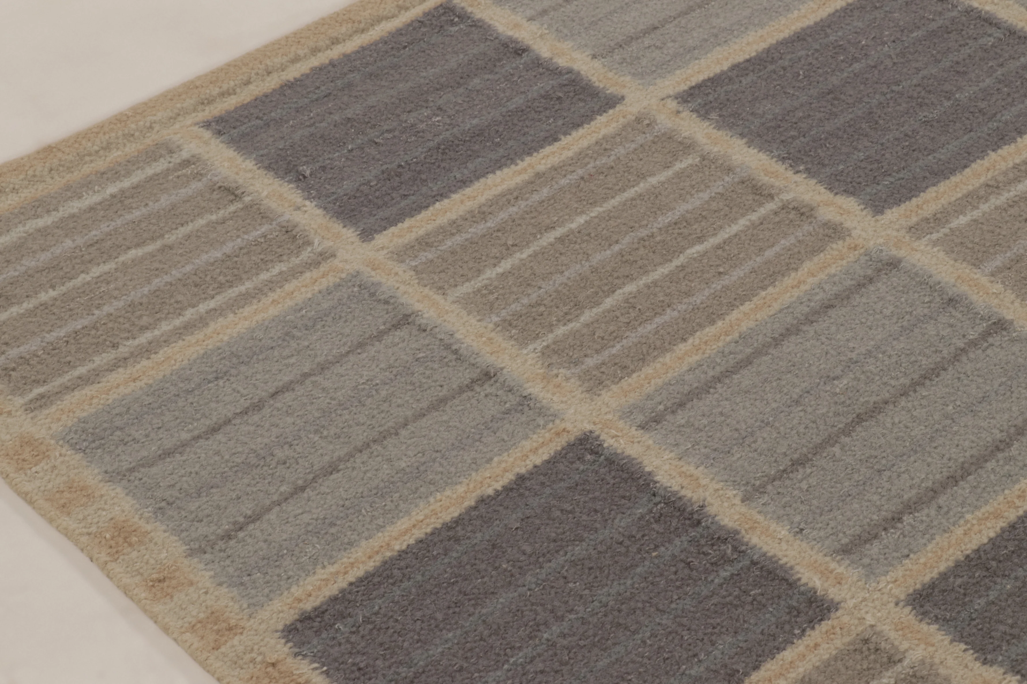 Contemporary Scandinavian Flatweave Rug